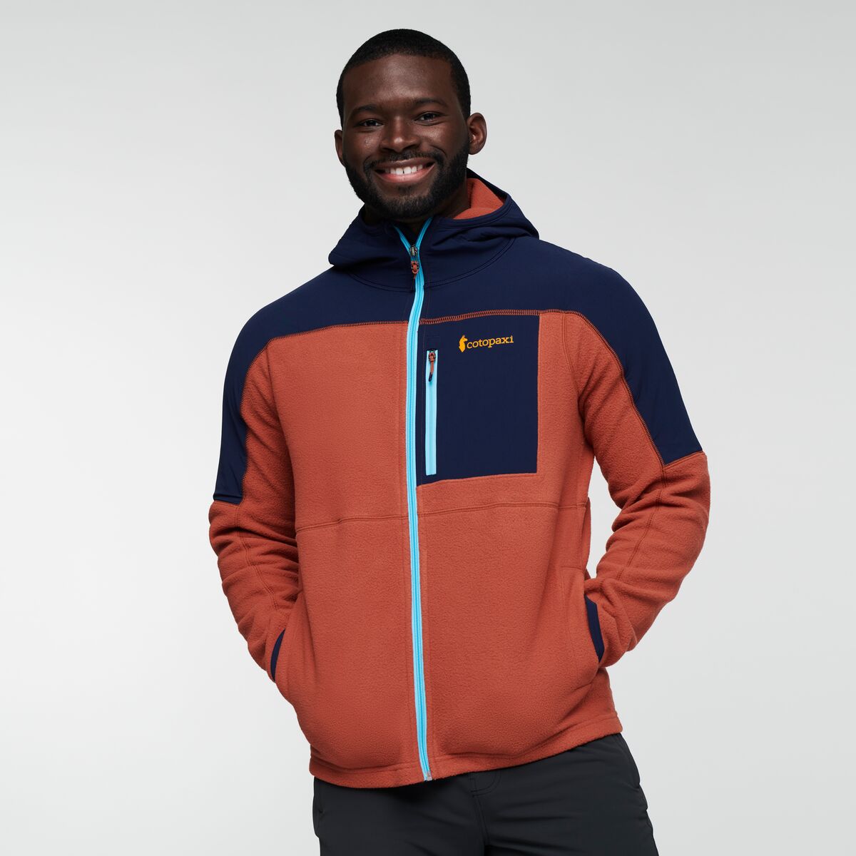 Abrazo Hooded Full Zip Fleece Jacket   Men's