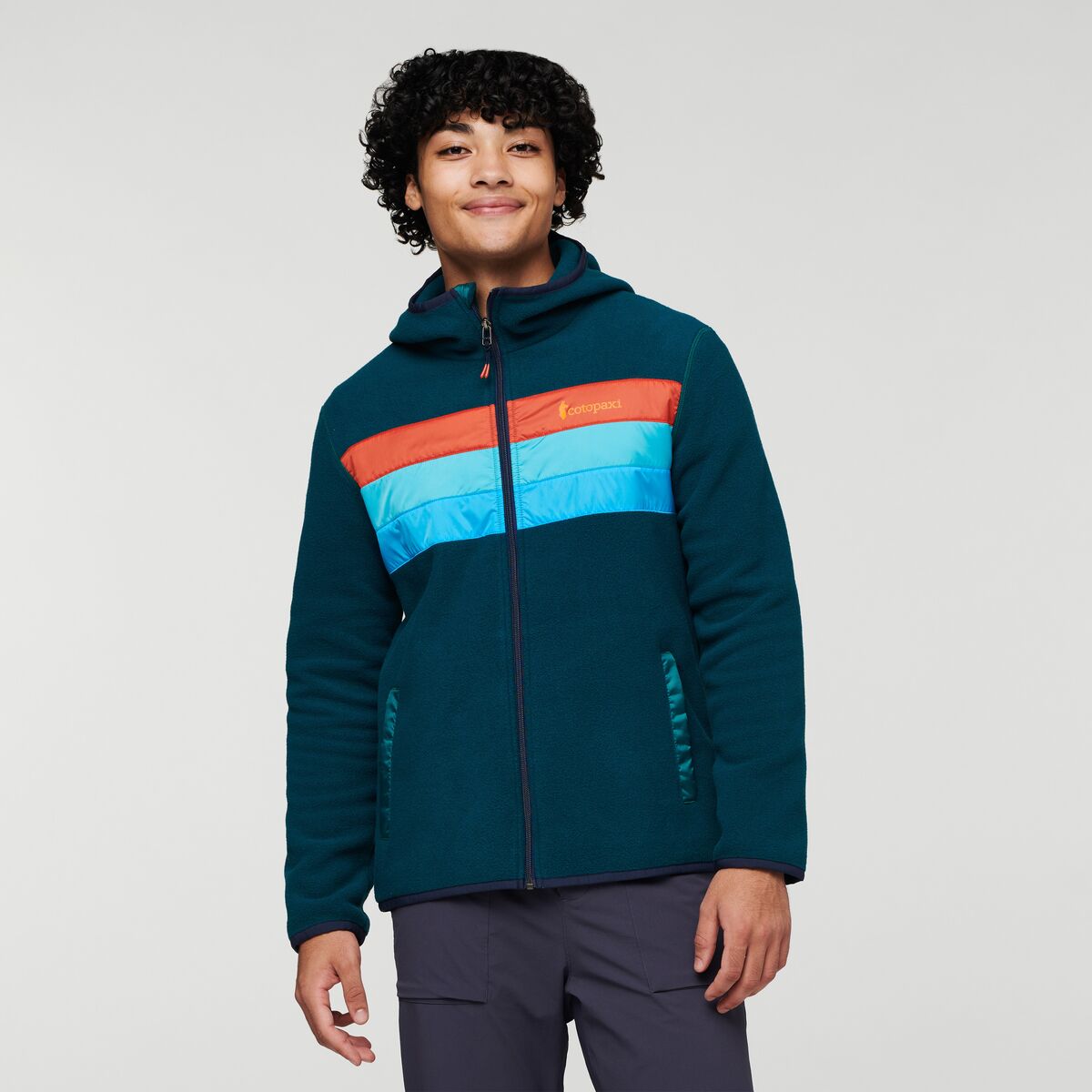 Alternative view of Teca Fleece Hooded Full Zip Jacket   Men's