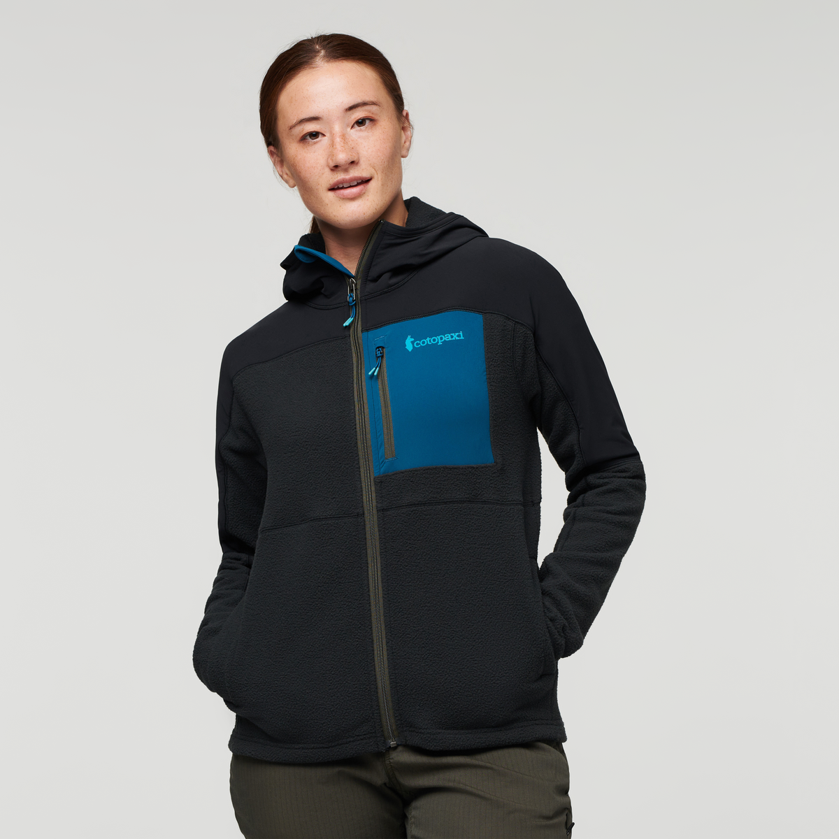 Alternative view of Abrazo Fleece Hooded Full Zip Jacket   Women's