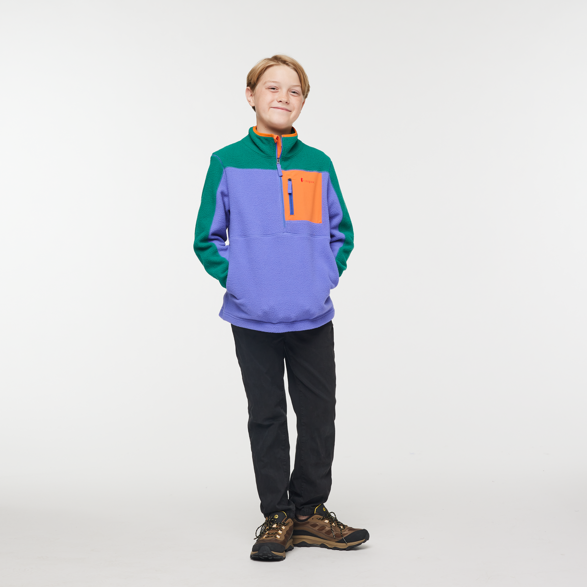 Alternative view of Abrazo Half Zip Fleece Jacket   Kids'