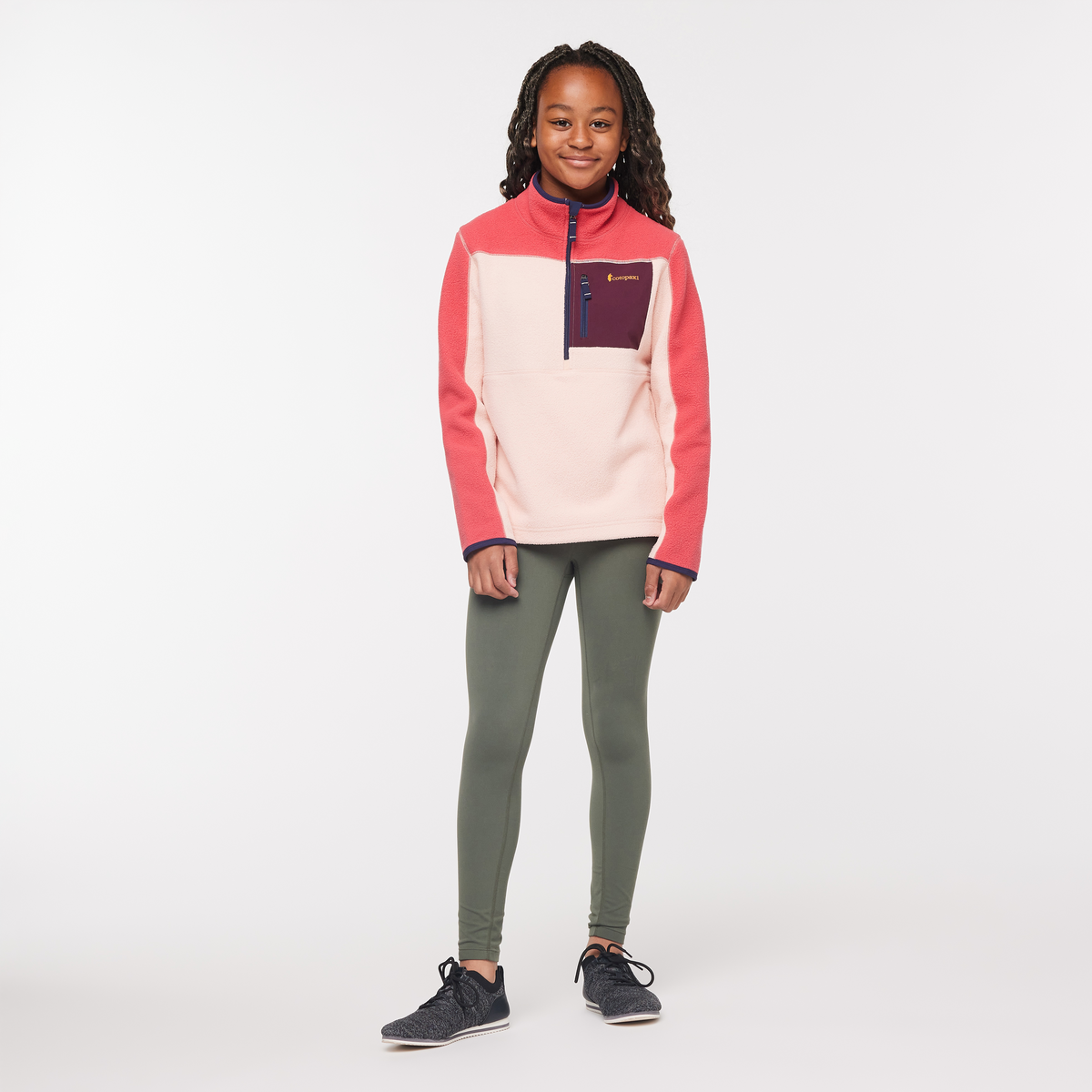 Alternative view of Abrazo Half Zip Fleece Jacket   Kids'
