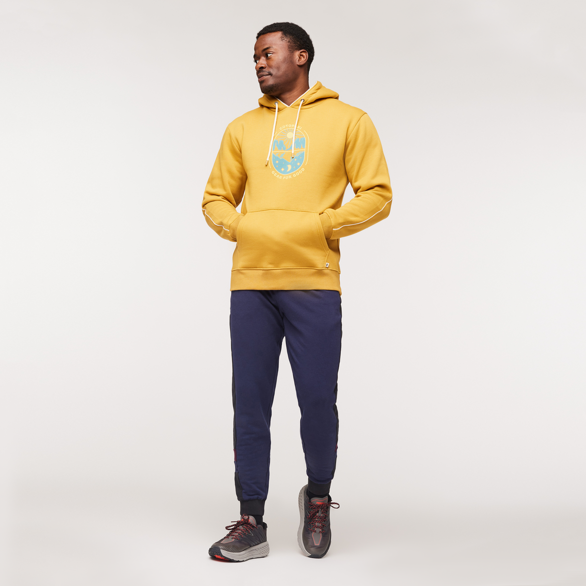 Alternative view of Day And Night Pullover Hoodie   Men's