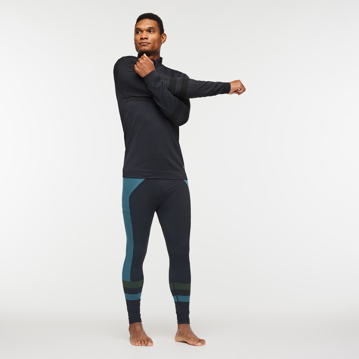 Alternative view of Debajo Seamless Baselayer Quarter Zip   Men's