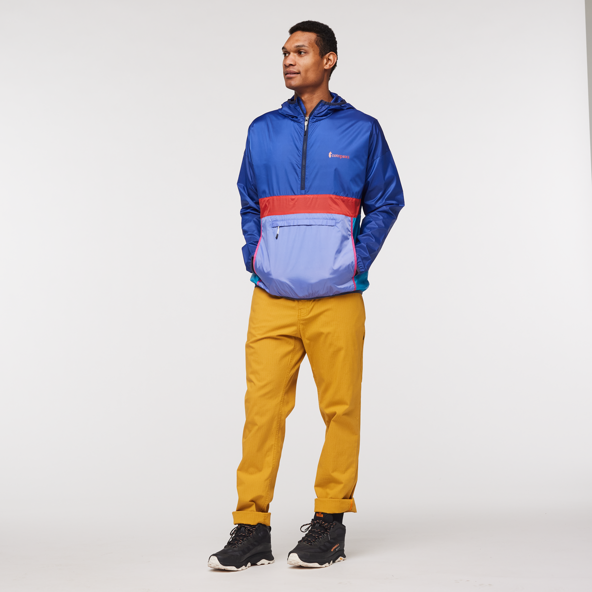 Alternative view of Teca Half Zip Windbreaker   Men's