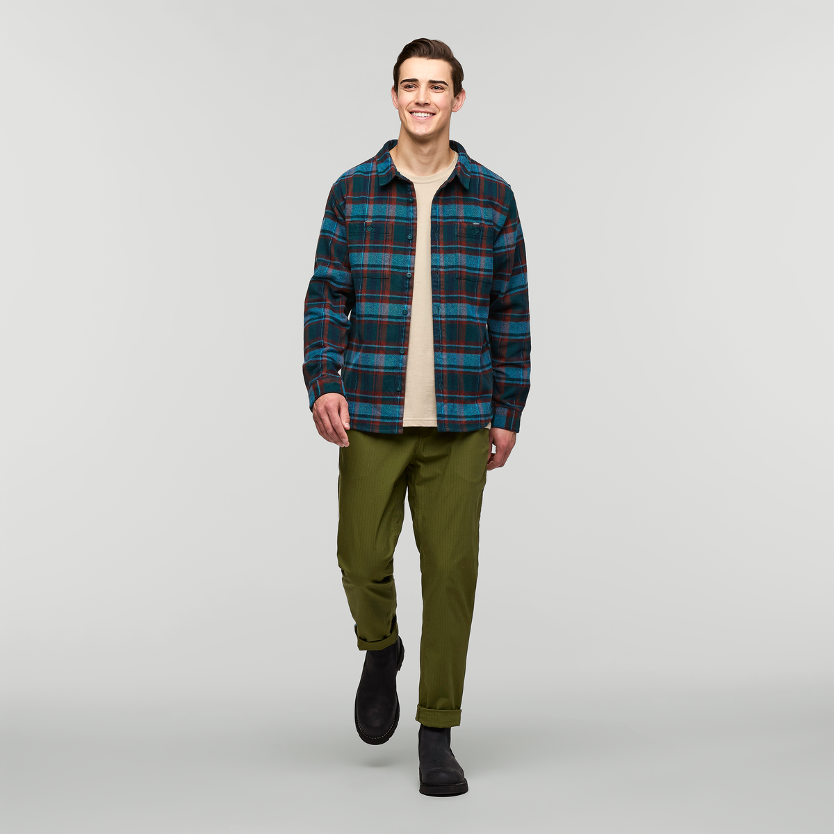 Alternative view of Mero Organic Flannel Shirt   Men's