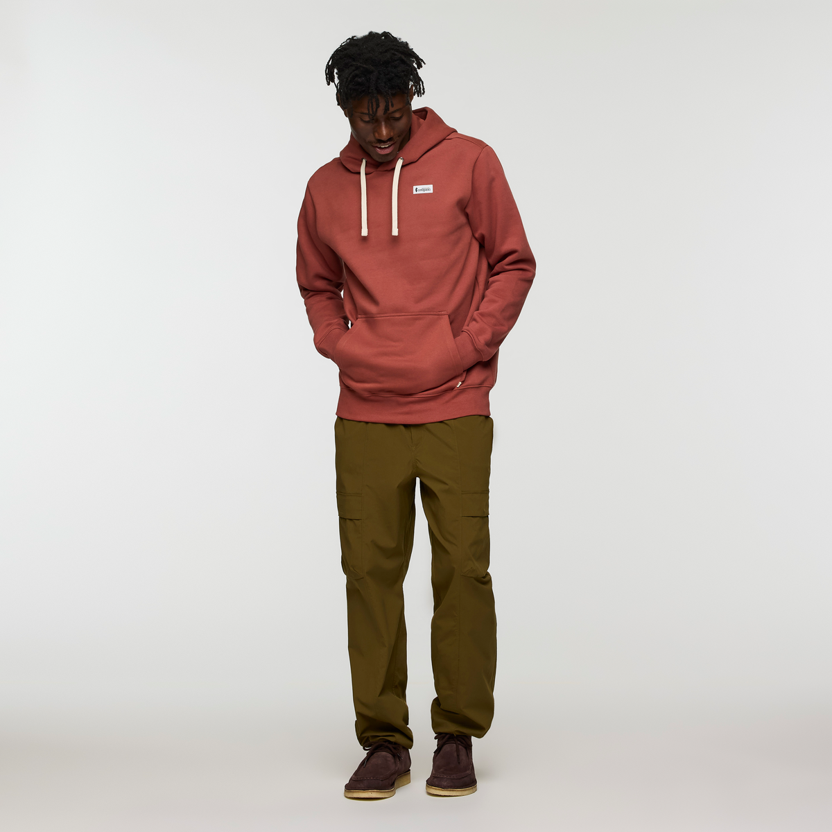 Alternative view of Llama Patch Pullover Hoodie   Men's