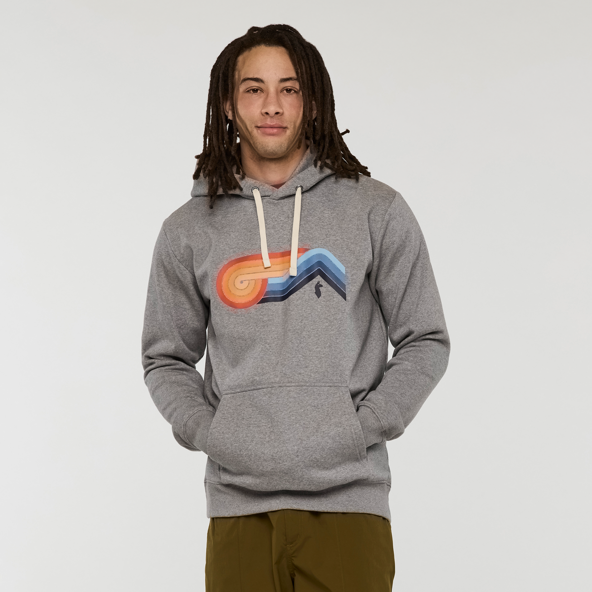 Melting Sunset Pullover Hoodie Men's