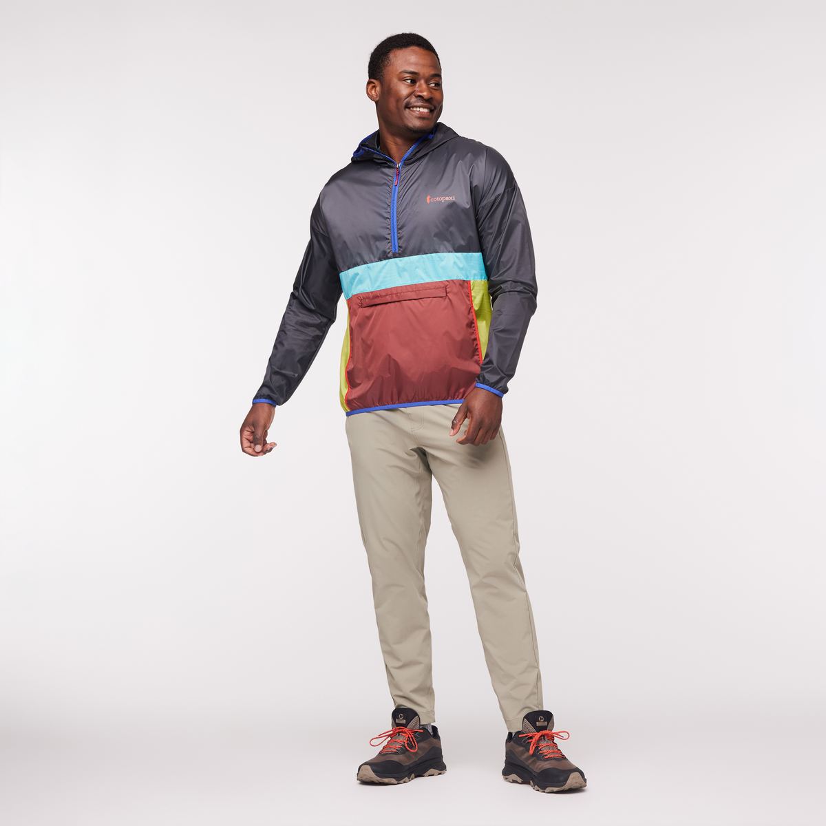 Alternative view of Teca Half Zip Windbreaker   Men's