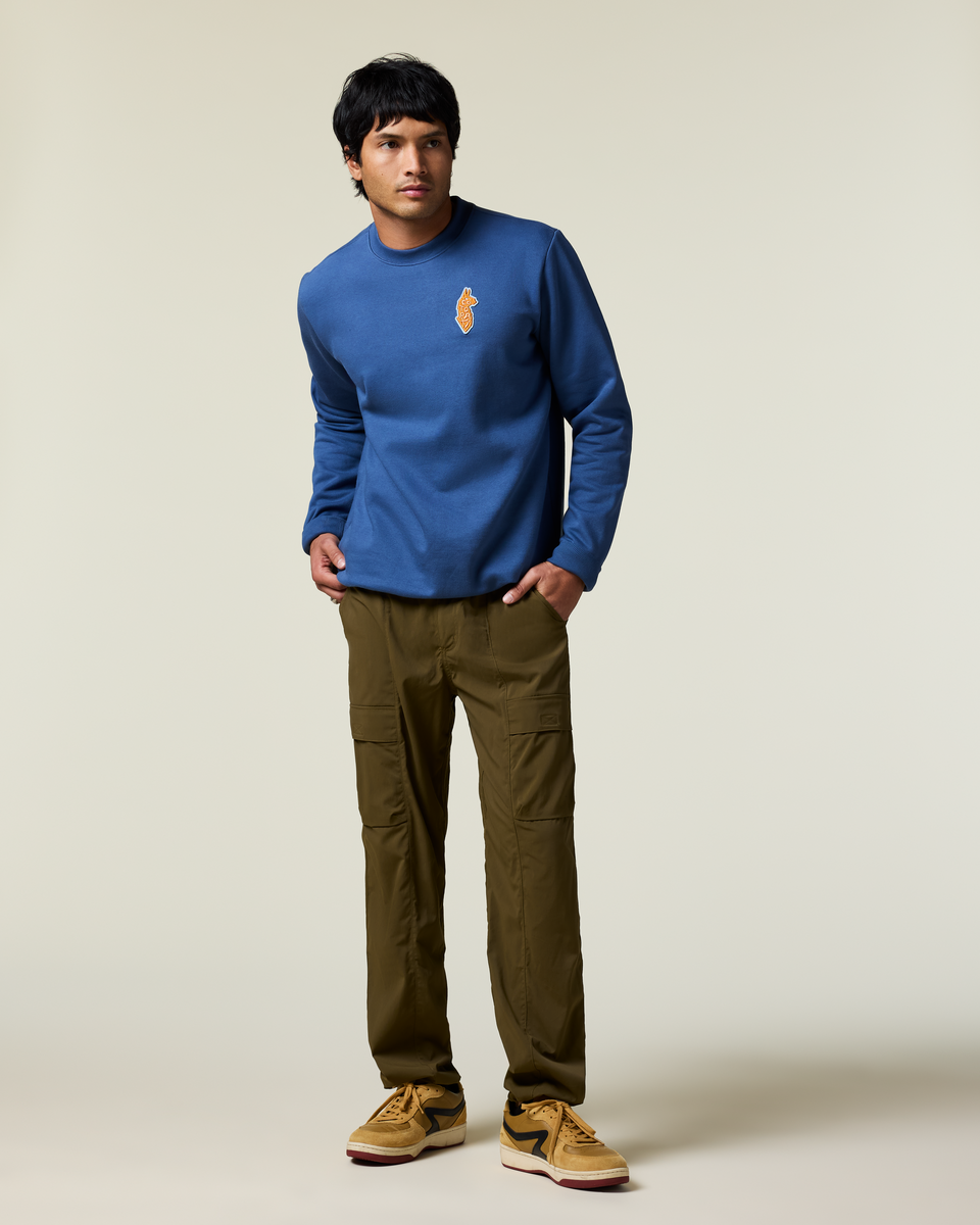 Alternative view of Lava Llama Crew Sweatshirt   Men's