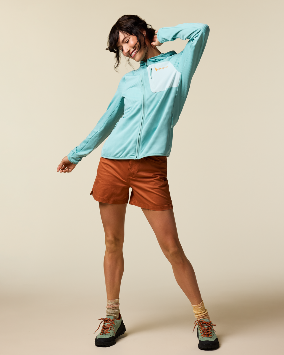 Alternative view of Otero Fleece Full Zip Hooded Jacket   Women's