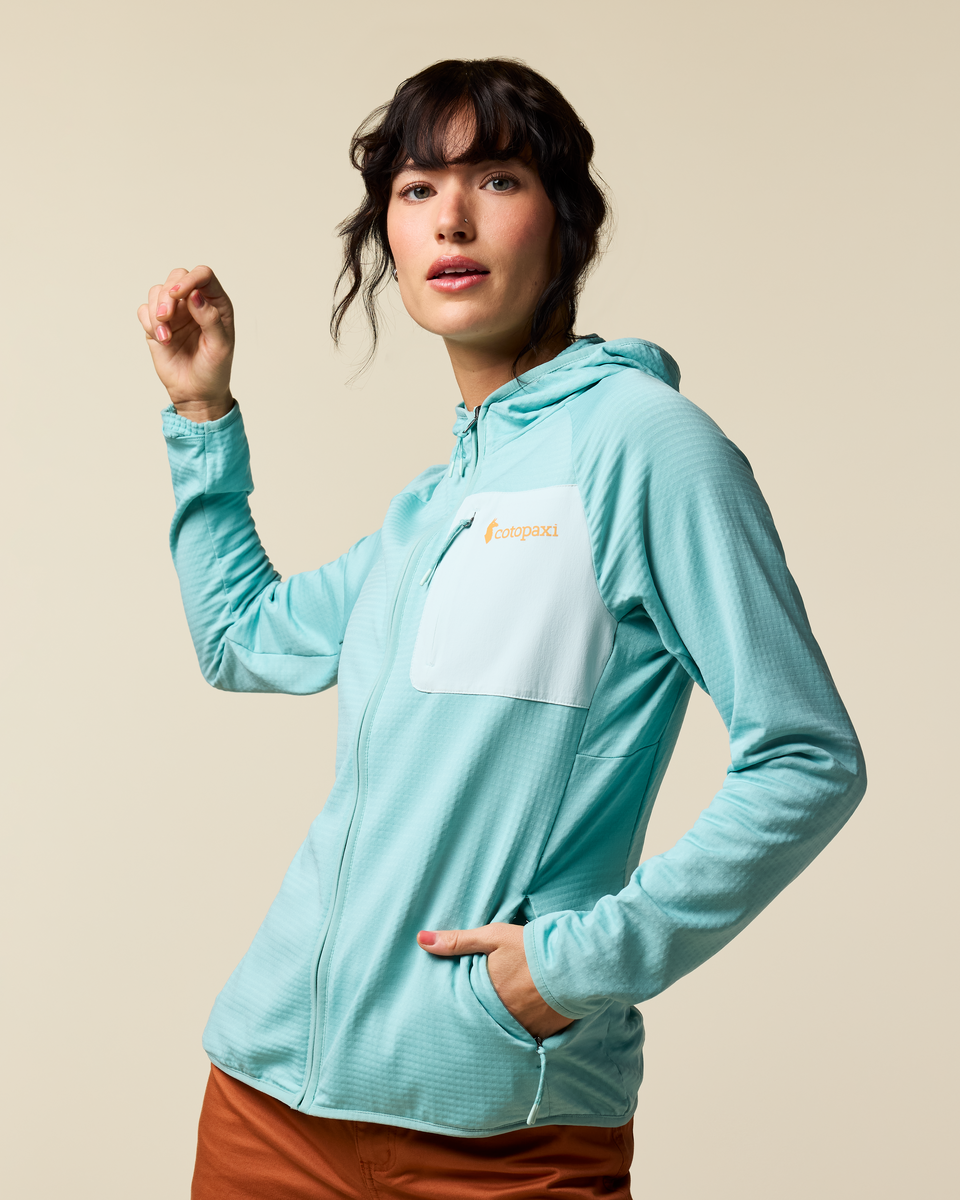 Otero Fleece Full Zip Hooded Jacket   Women's