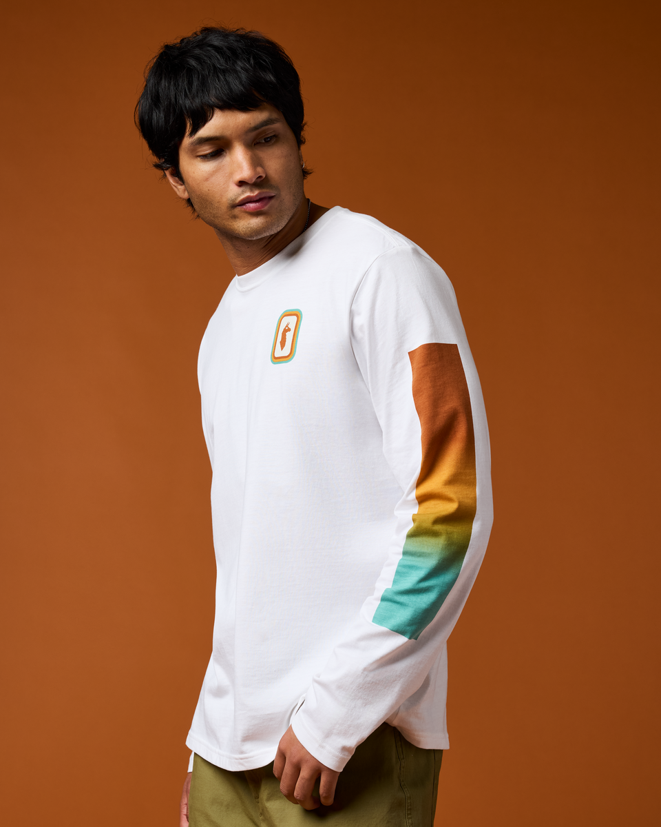 Radiant Llama Long Sleeve T Shirt Men's